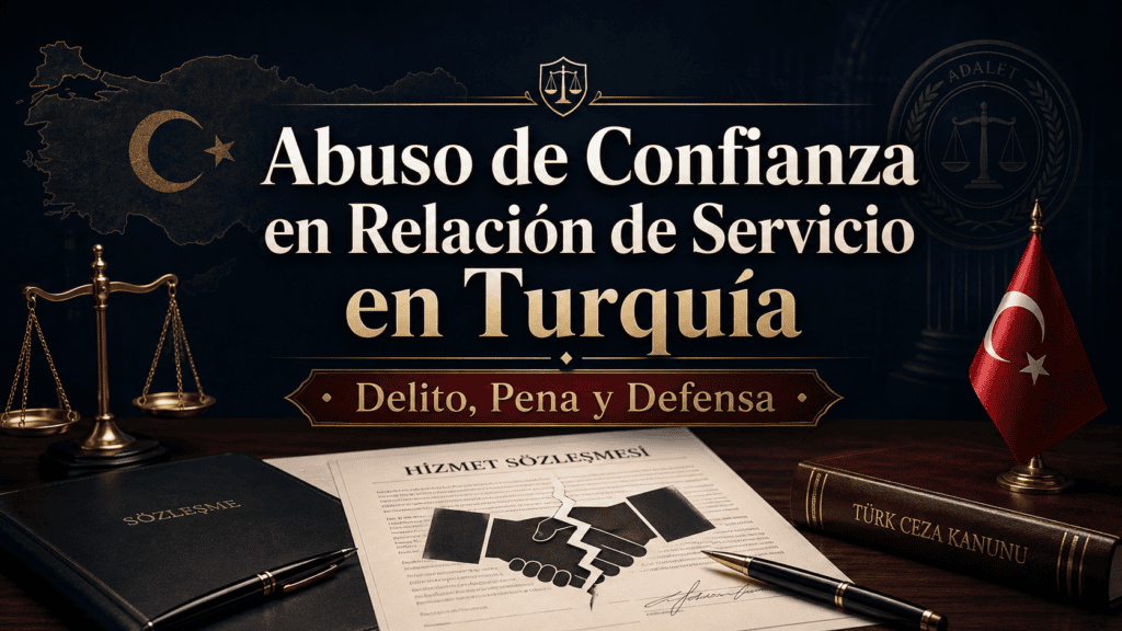 Abuso de Confianza en Relación de Servicio en Turquía: Delito, Pena y Defensa
