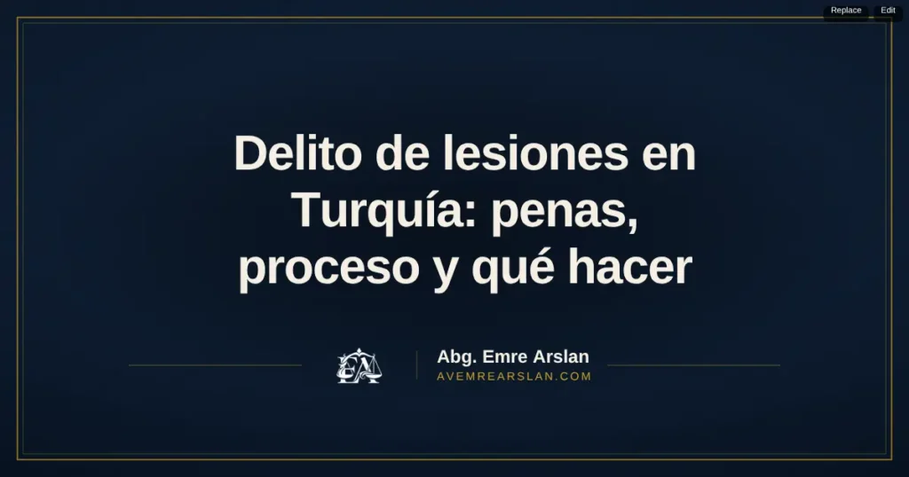 Delito de lesiones en Turquía: penas, proceso y qué hacer